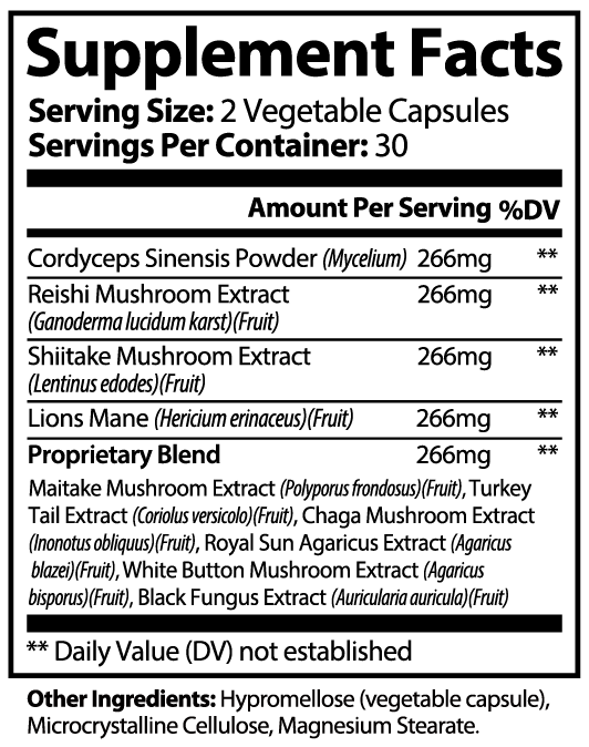 Mushroom Complex — 10 Functional Mushrooms