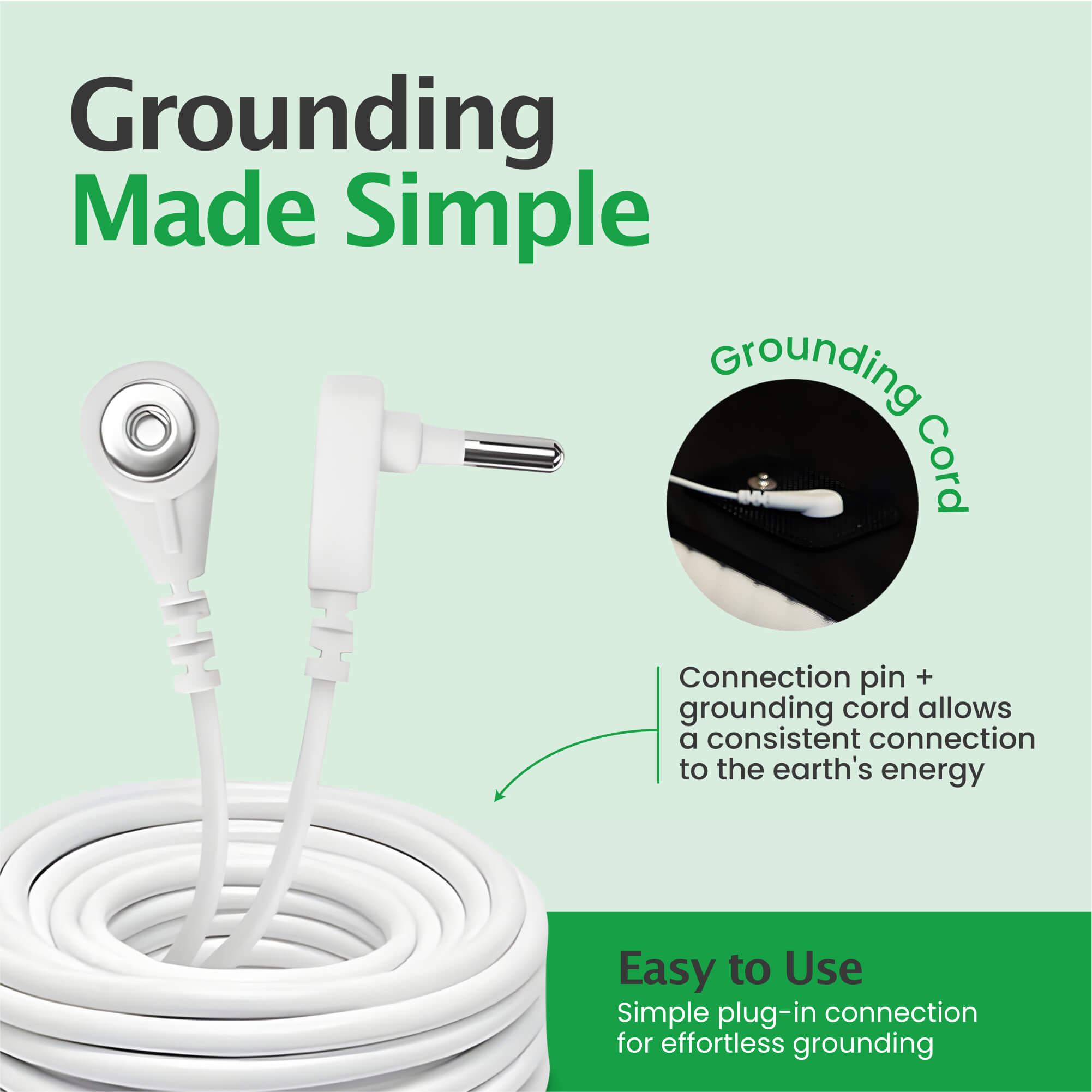 Earthbound™ Grounding Mattress Cover + Free Ground Tester