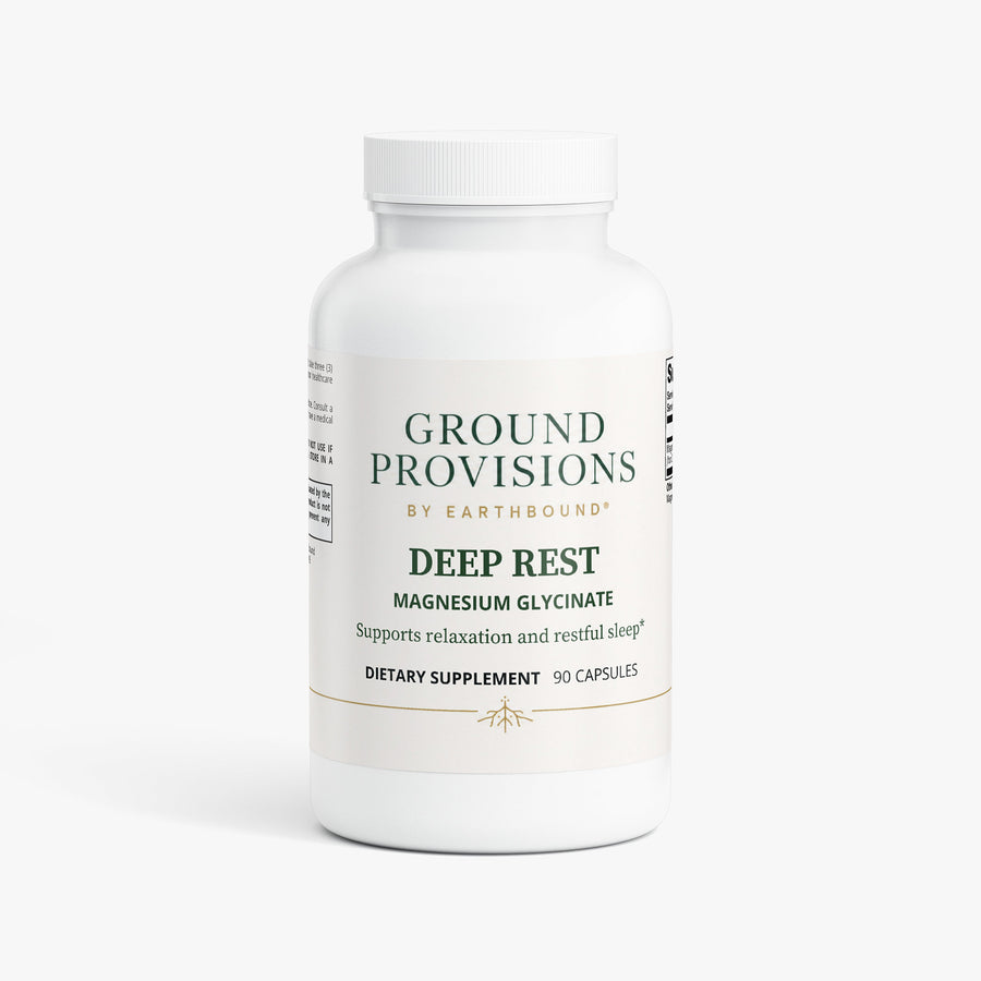 Deep Rest Magnesium Glycinate - front of the bottle