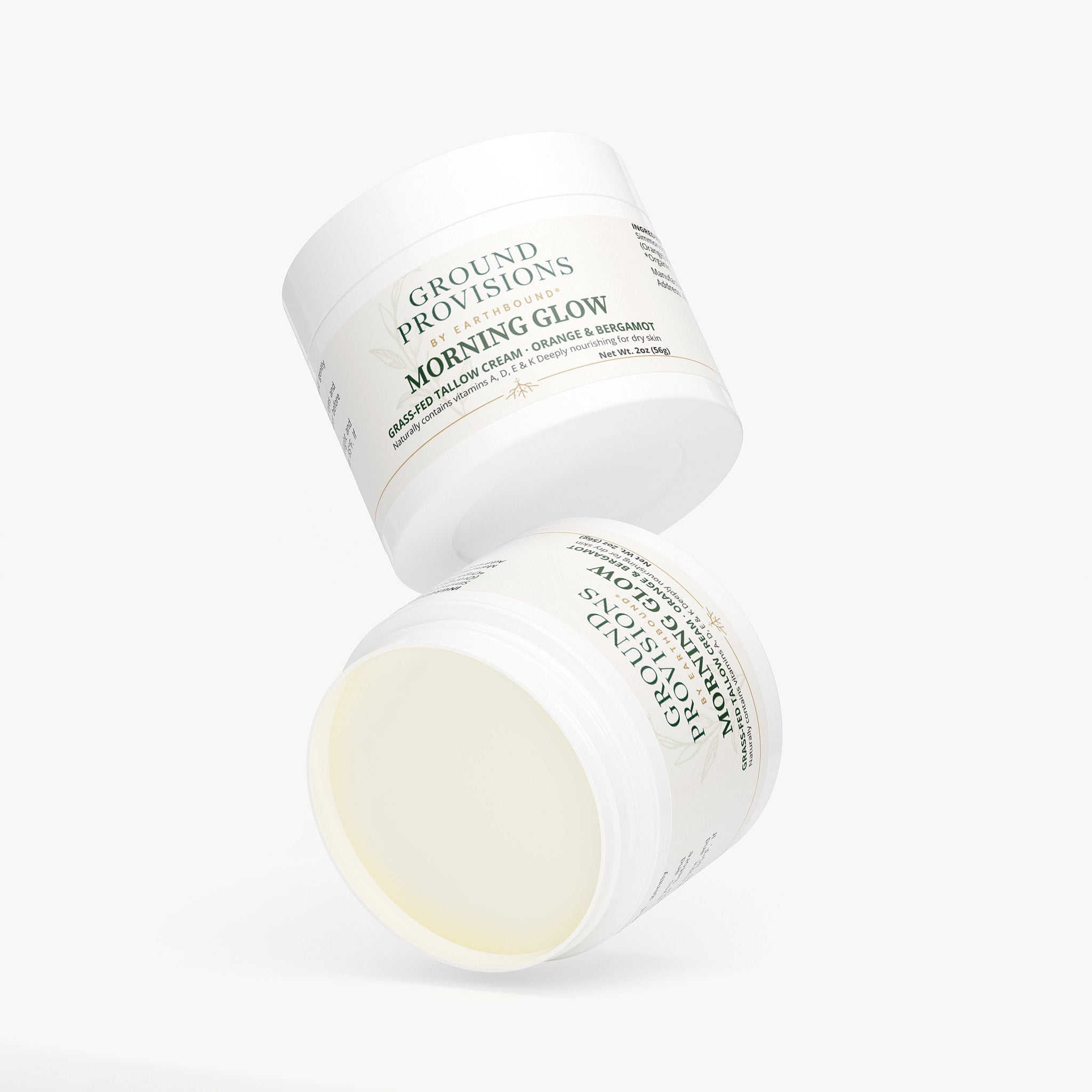 Morning Glow Tallow Cream — Orange & Bergamot