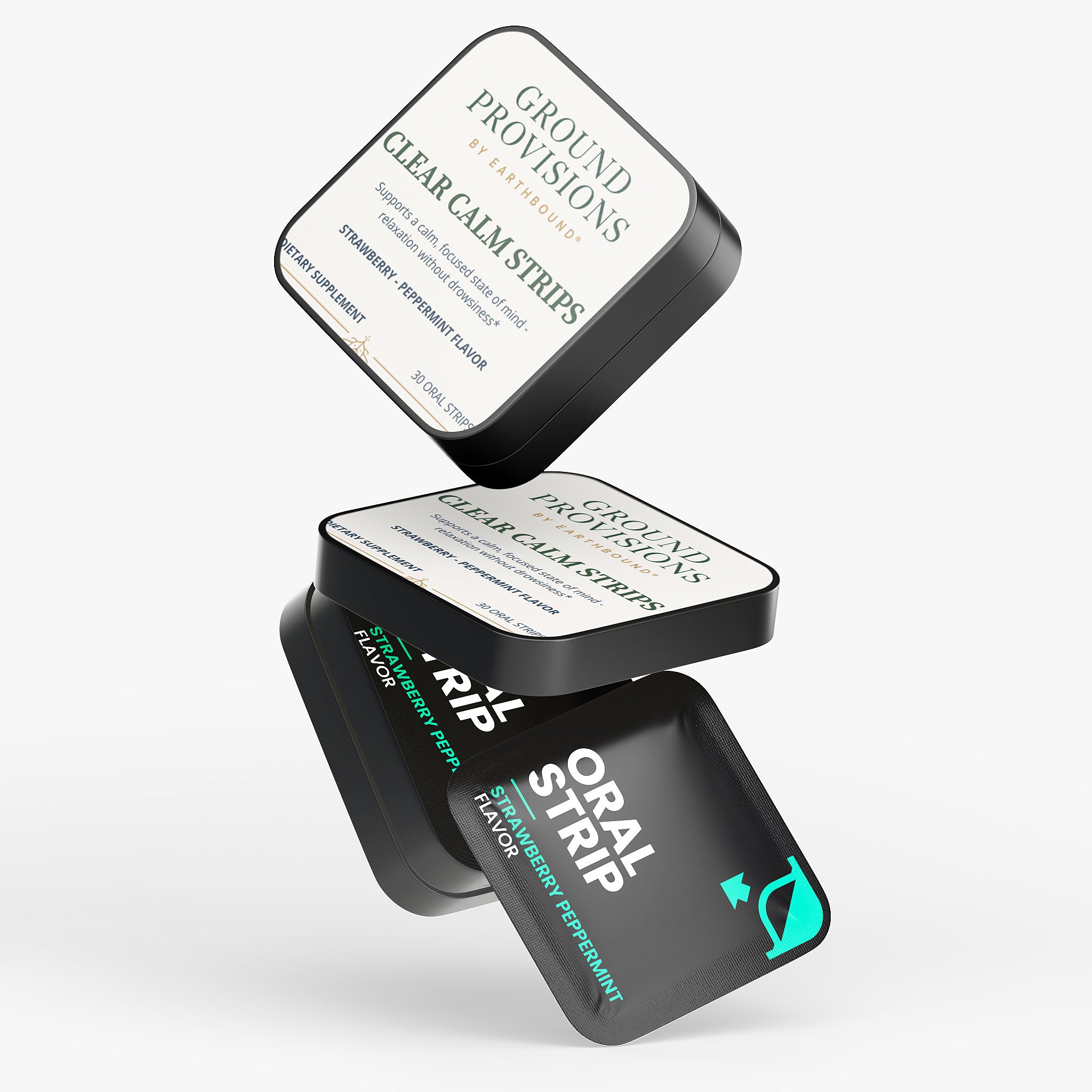 Clear Calm Strips — L-Theanine, GABA, B6