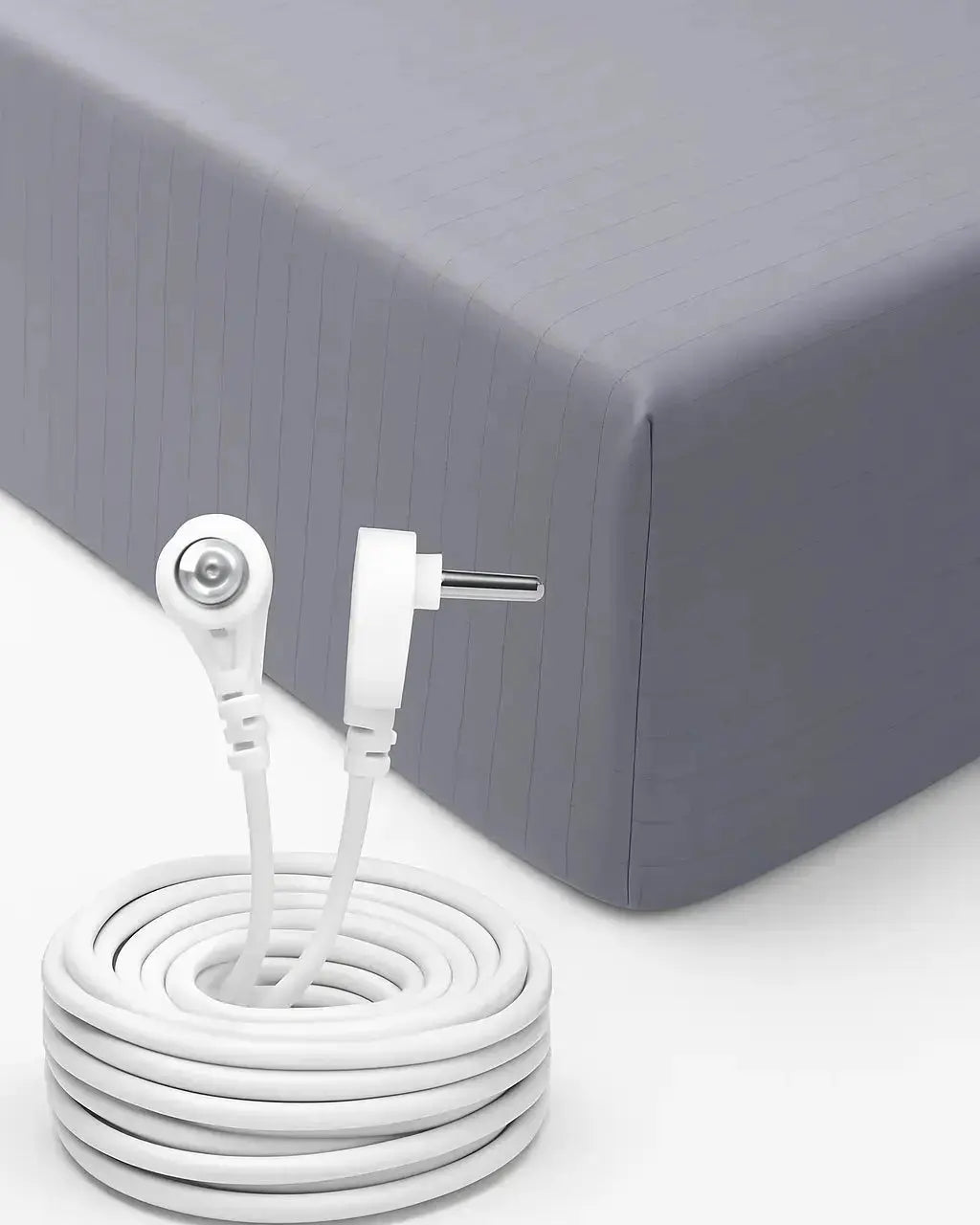 Grounding sheet with cord and connection plug