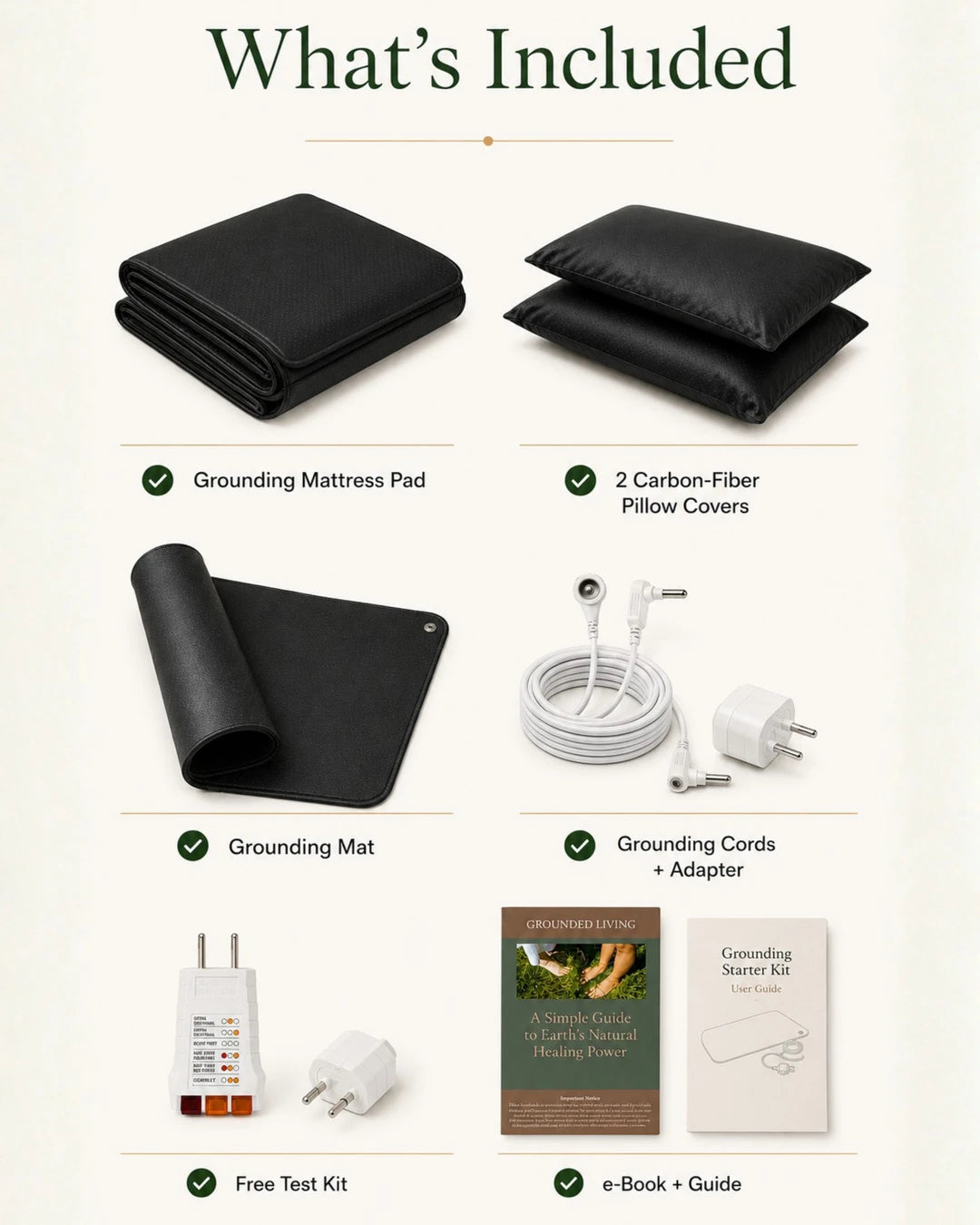 Earthbound® Complete Sleep Bundle — Grounded From Head to Toe