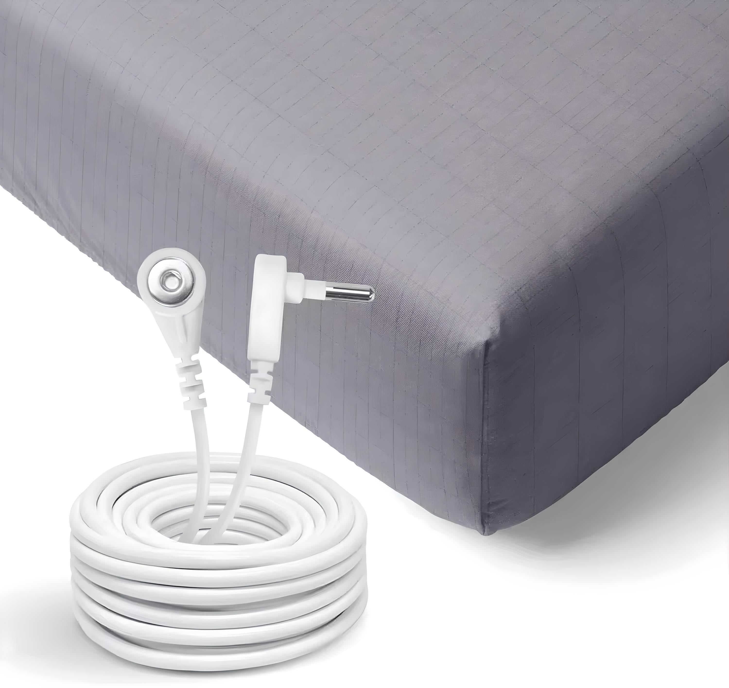 Earthbound™ Grounding Fitted Sheets (95% Organic Cotton, 5% Silver Fiber)