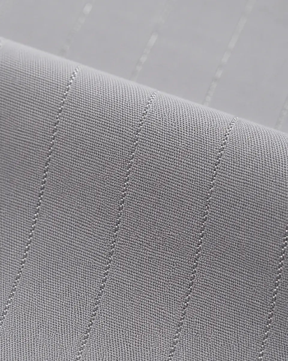 Grey grounding sheet fabric texture close-up