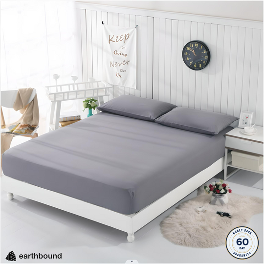 EarthBound® Grounding Bedsheets (Fitted, Grey)