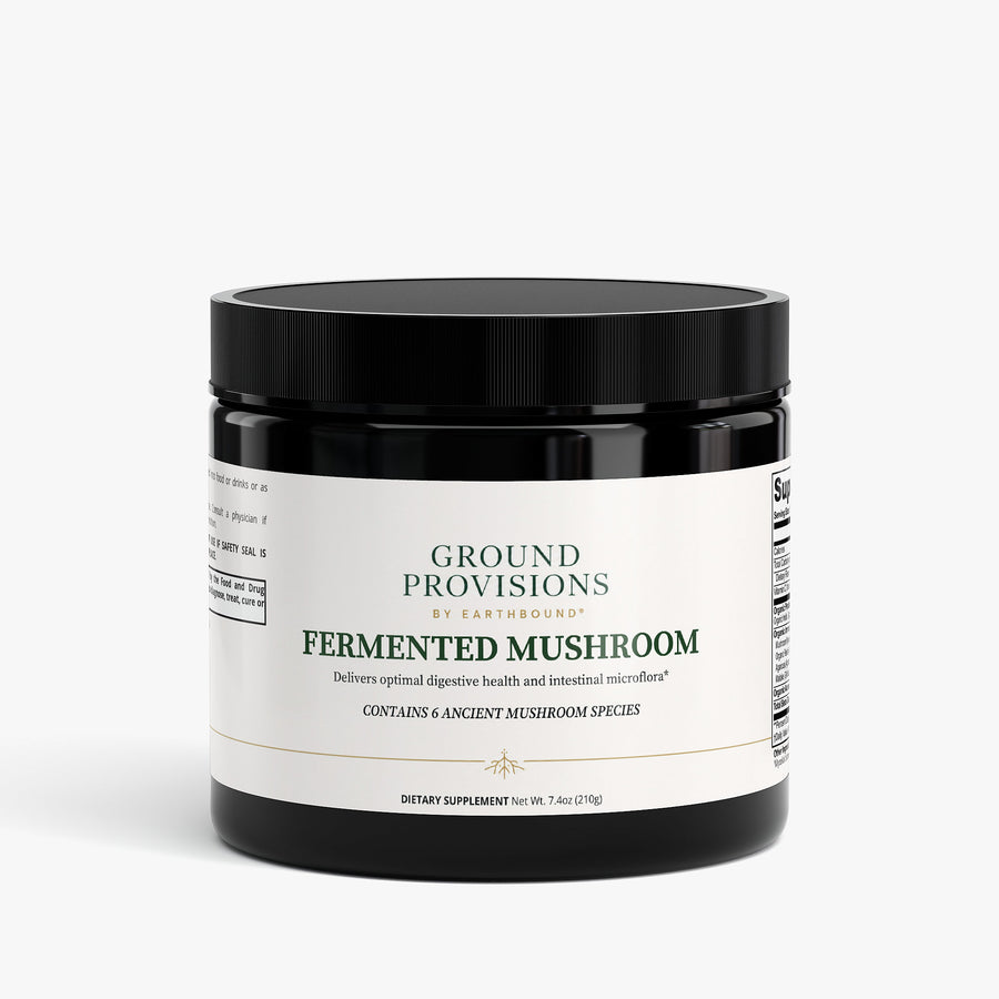 Fermented Mushroom Blend - front of the tub
