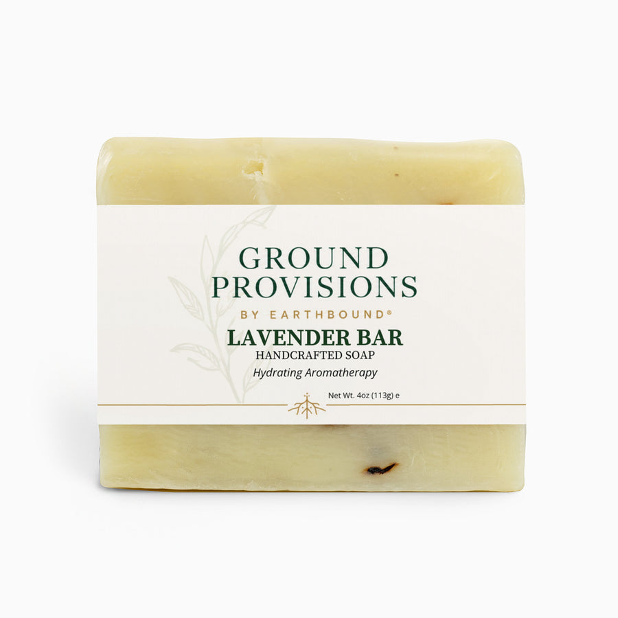 Calming Lavender Bar soap - front of the bar