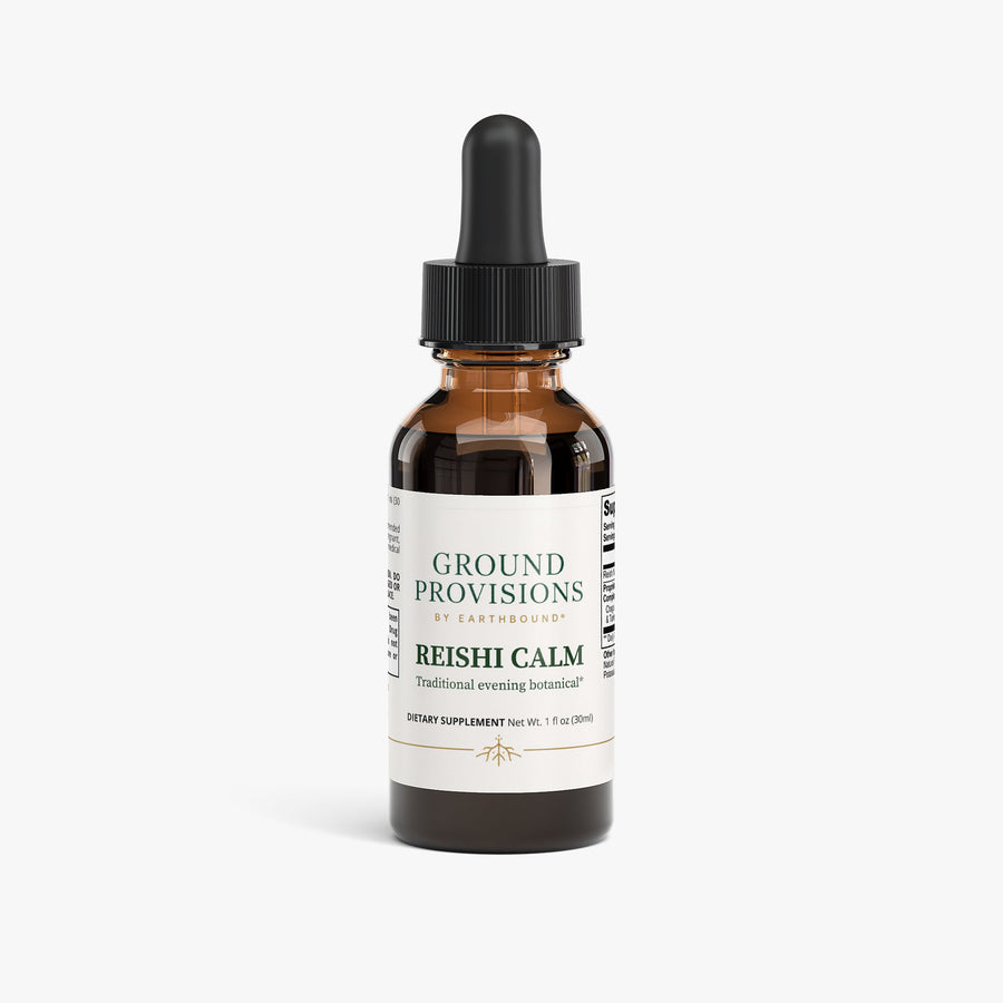 Reishi Calm Drops - front of the bottle
