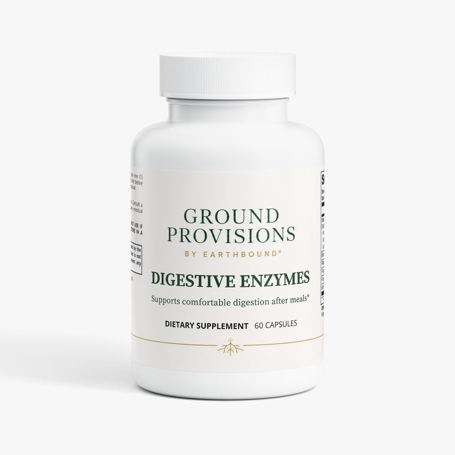Digestive Enzymes Full-Spectrum Blend - front of the bottle