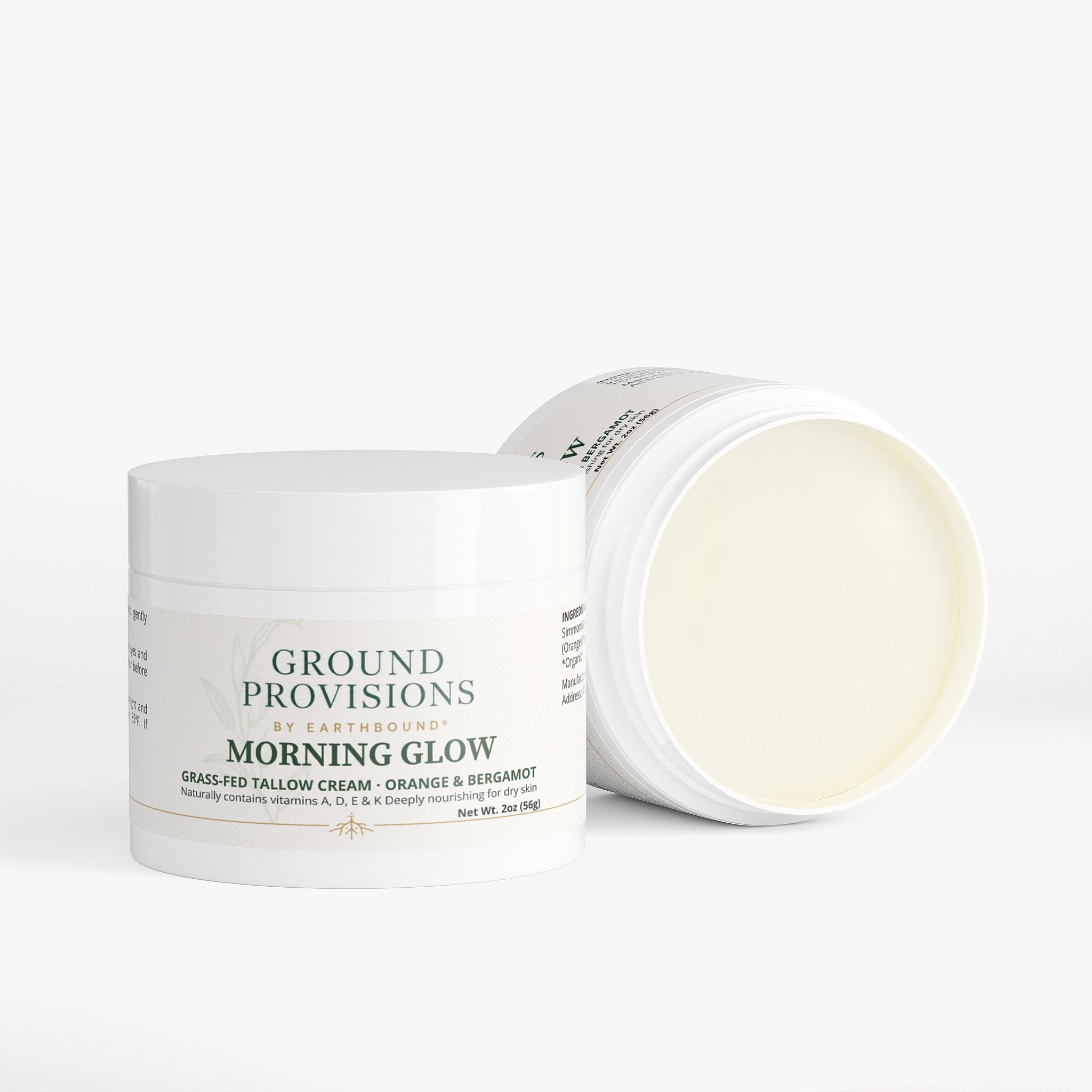 Morning Glow Tallow Cream — Orange & Bergamot