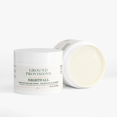 Nightfall Tallow Cream, Fir and Lavender - product render