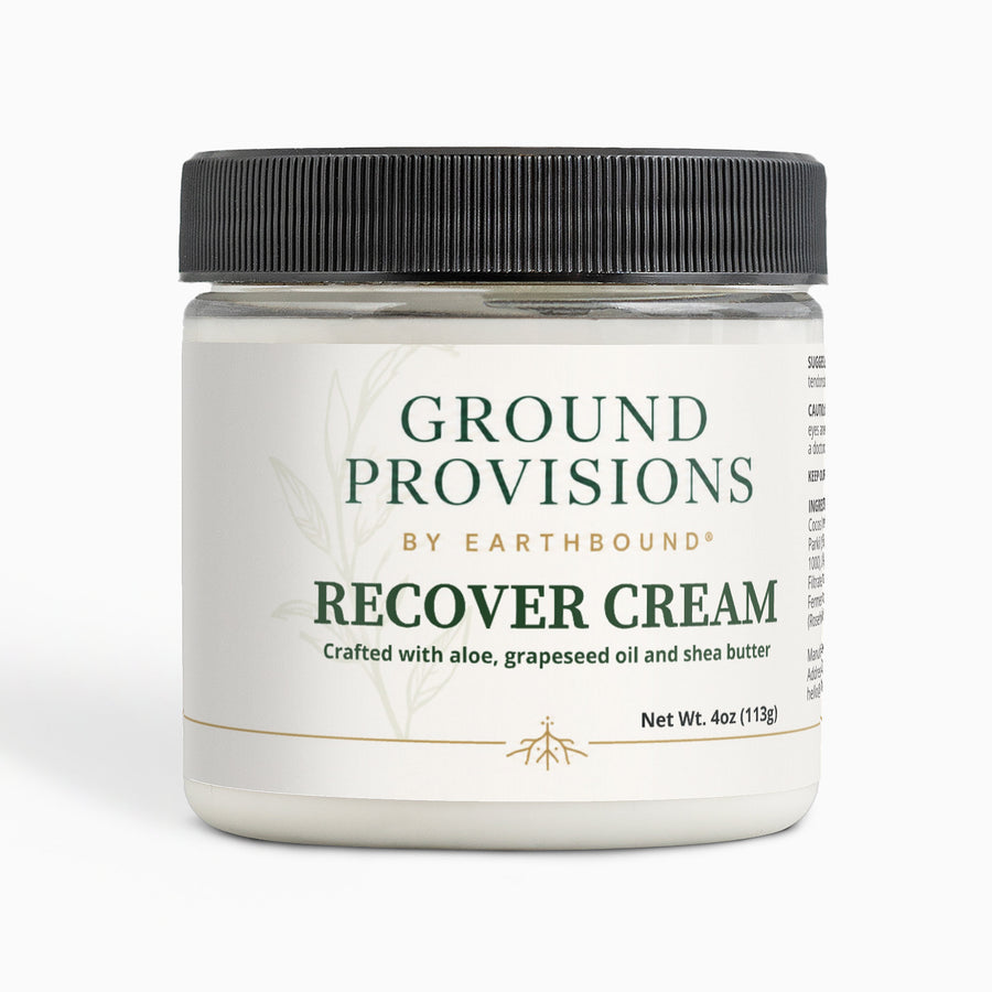 Recover Cream, Cooling Aloe Moisturizer - front of the jar