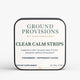 Clear Calm Strips — L-Theanine, GABA, B6