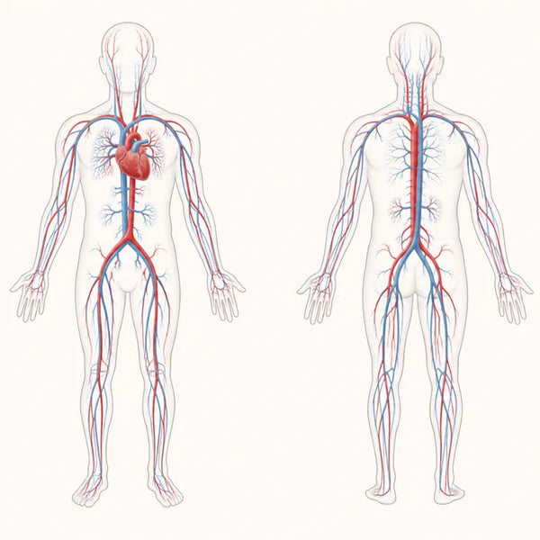 Cardiovascular system — grounding may improve circulation and blood viscosity