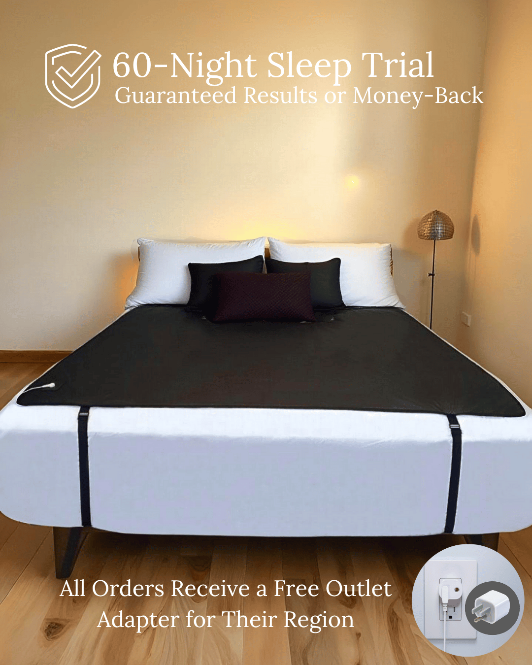Earthbound™ Grounding Mattress Pad + Free Grounding Test Kit