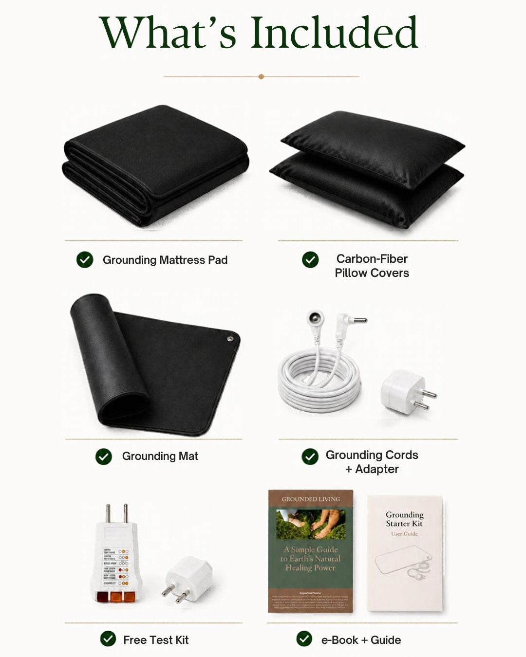 Earthbound® Funda de Colchón con Conexión a Tierra