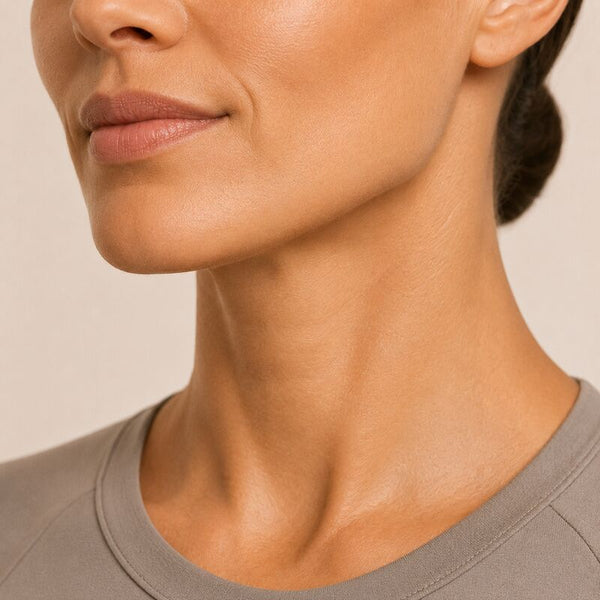Face contact zone — direct grounding contact during sleep