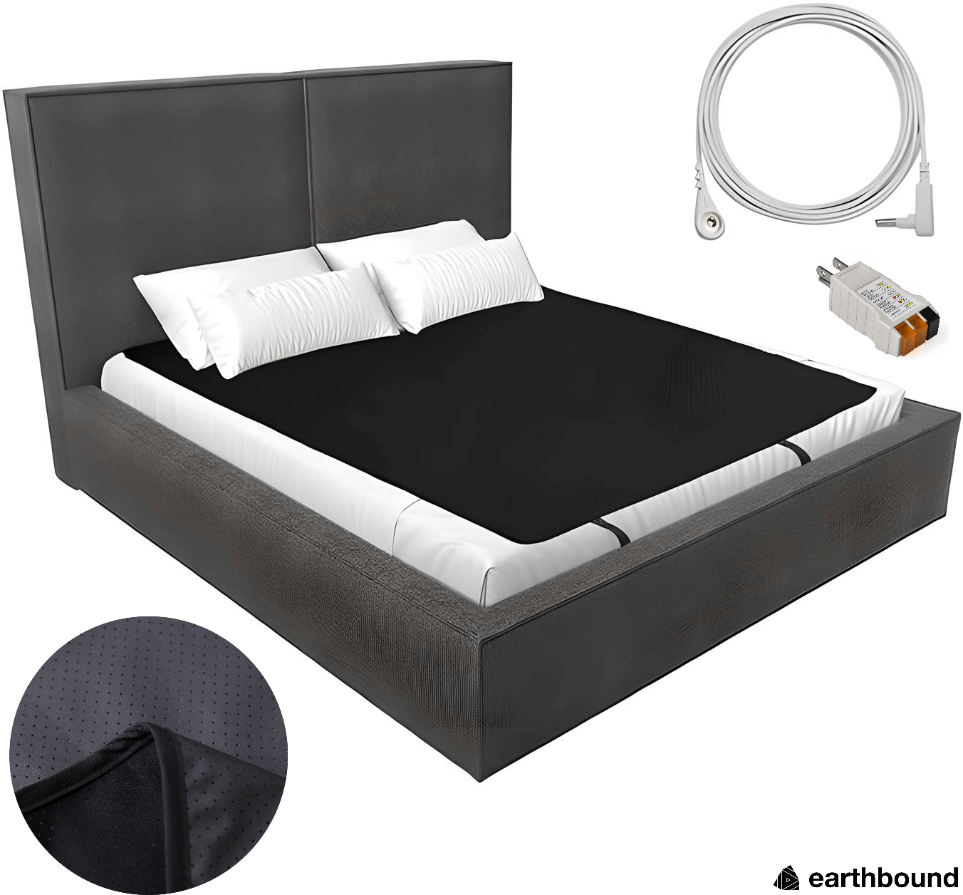 Earthbound™ Grounding Mattress Cover + Free Ground Tester